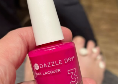 Dazzle Dry Pedi